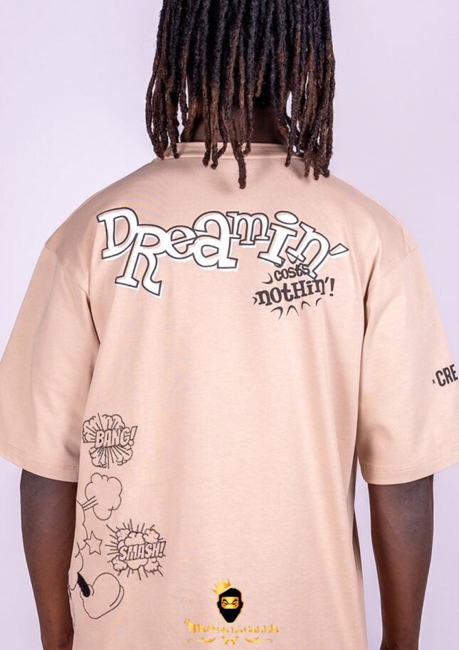 Camiseta Left Point Beige Dreamin'