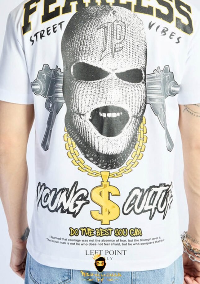 Camiseta Left Point Blanca Fearless