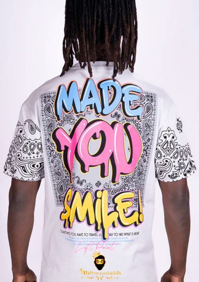 Camiseta Left Point Blanca Made You Smile